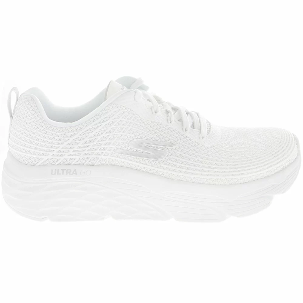 Skechers Max Cushion Elite Walking Shoes - Womens White