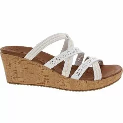 Skechers Beverlee Sandals - Womens White