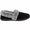 Skechers Cozy Campfire Team Toa Slippers - Womens Black Grey
