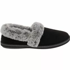 Skechers Cozy Campfire Team Toa Slippers - Womens Black Grey