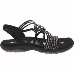 Skechers Reggae Slim Stretch Sandals - Womens Black