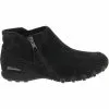 Skechers Bikers Zip Casual Boots - Womens Black