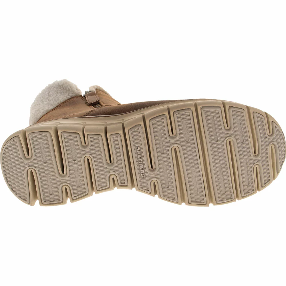 Skechers Synergy Collar Winter Boots - Womens Chestnut - Image 4