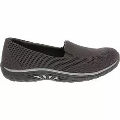 Skechers Reggae Fest Willows Slip On Casual Shoes - Womens Charcoal