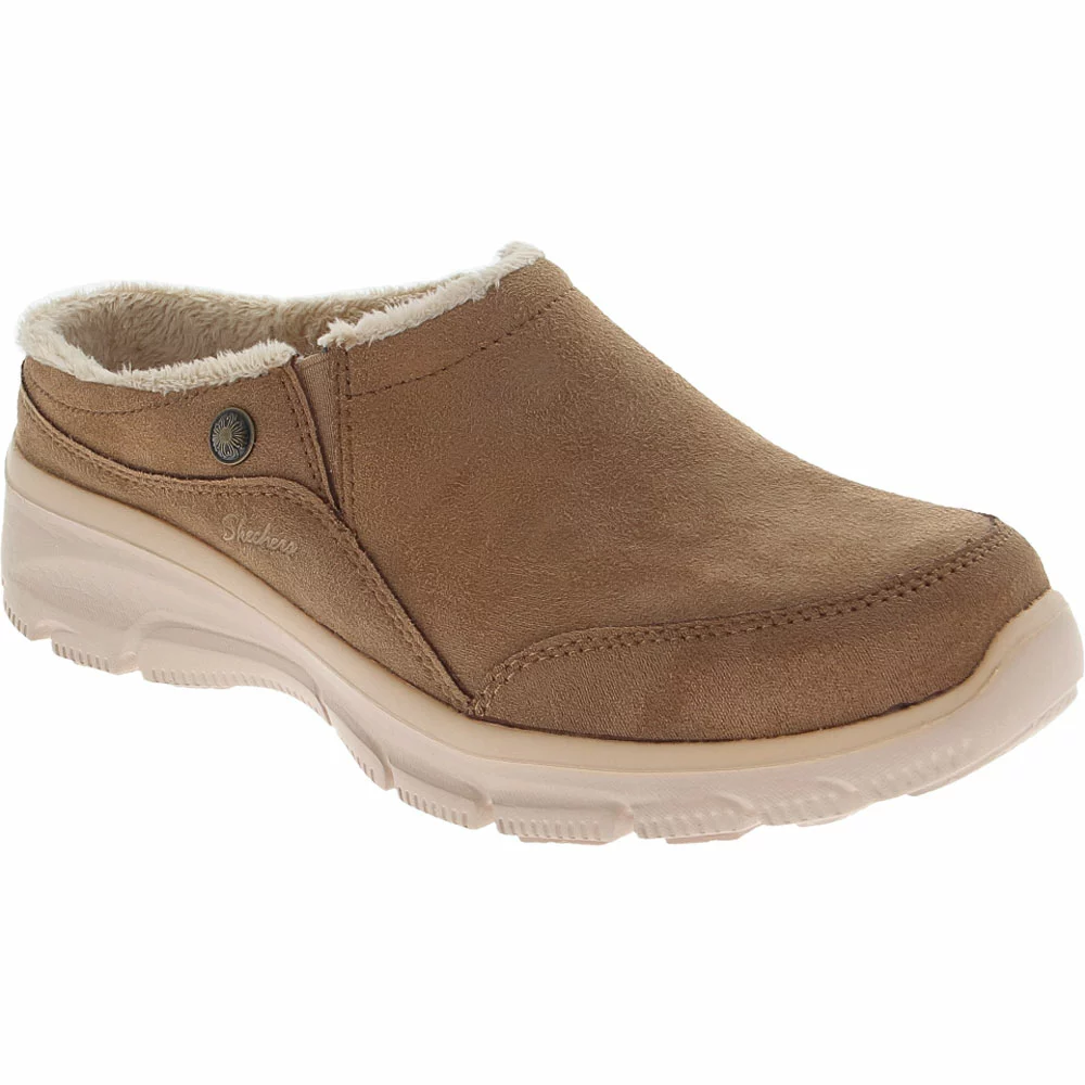 Skechers Easy Going Latte Slip On Casual Shoes - Womens Tan - Image 2