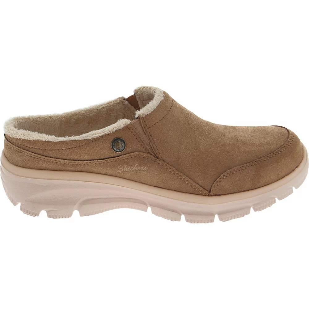 Skechers Easy Going Latte Slip On Casual Shoes - Womens Tan