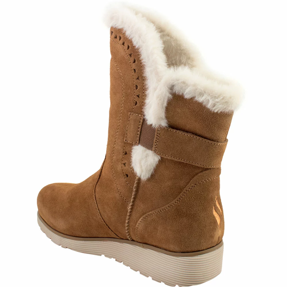 Skechers Keepsakes Wedge Cozy P Winter Boots - Womens Tan - Image 3