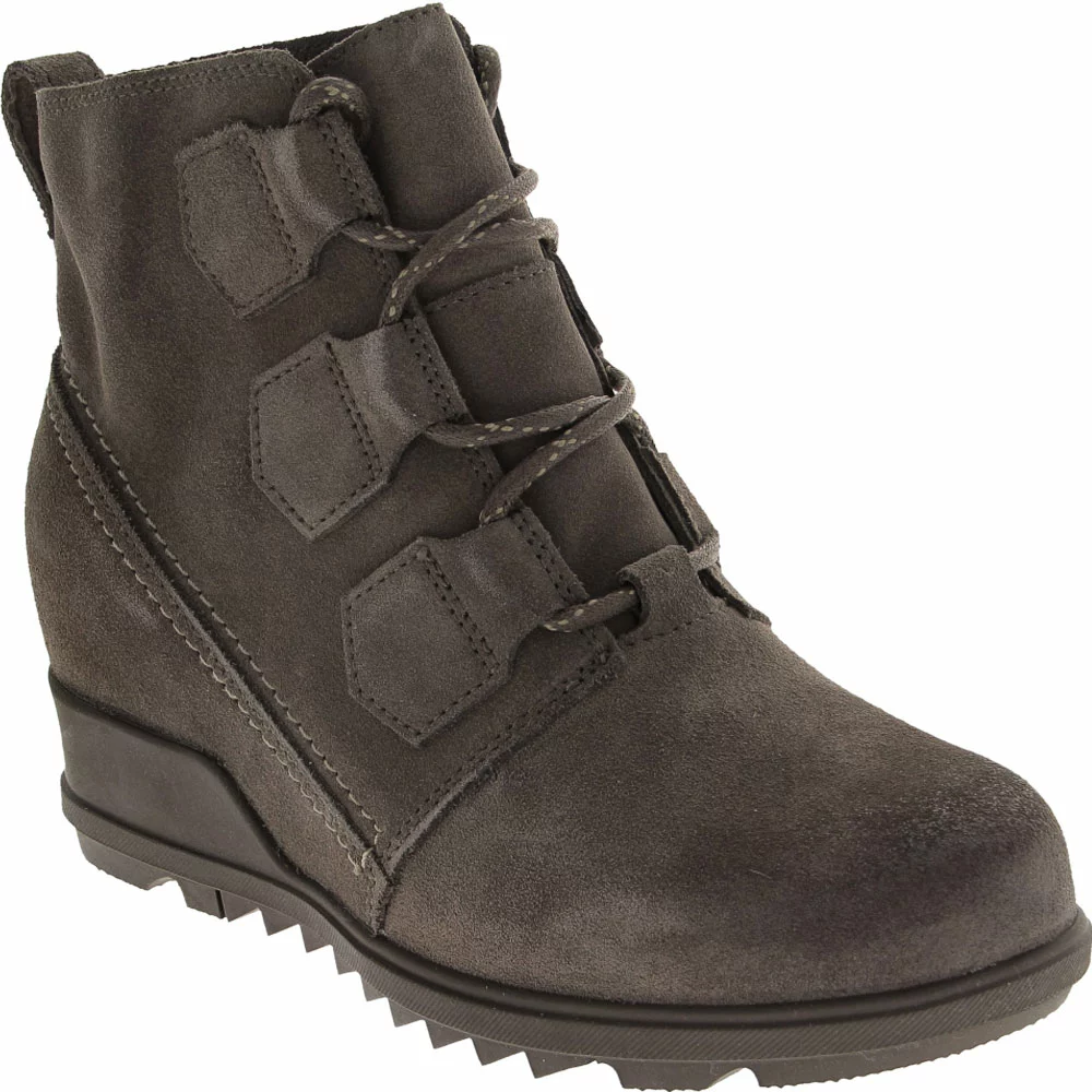 Sorel Boots Sorel Evie Lace Casual Boots - Womens Grey - Image 2
