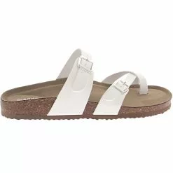 Madden Girl Bryceee Flip Flops - Womens White