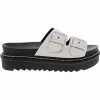 Madden Girl Dizzy Platform Slide Sandal - Womens White