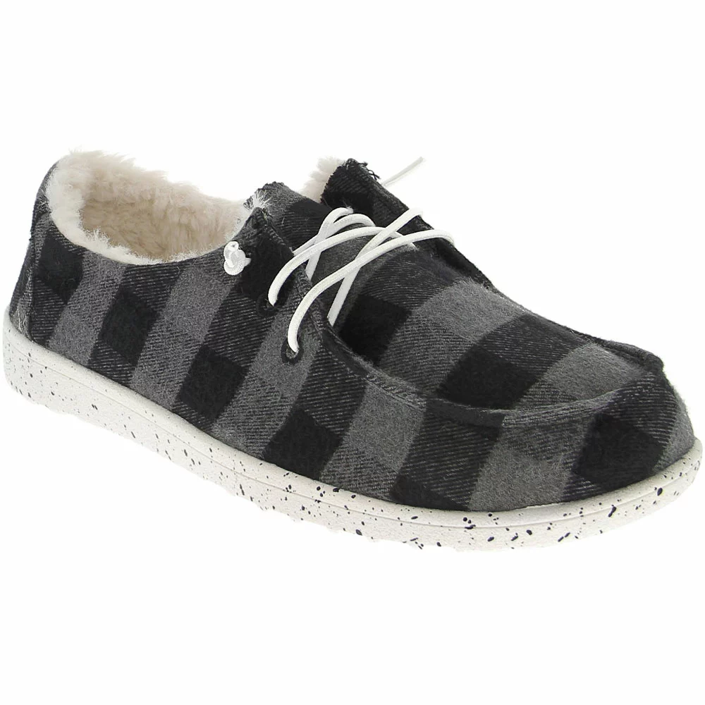 Madden Girl Yasmin Fresh Casual Shoes - Womens Black Grey - Image 2