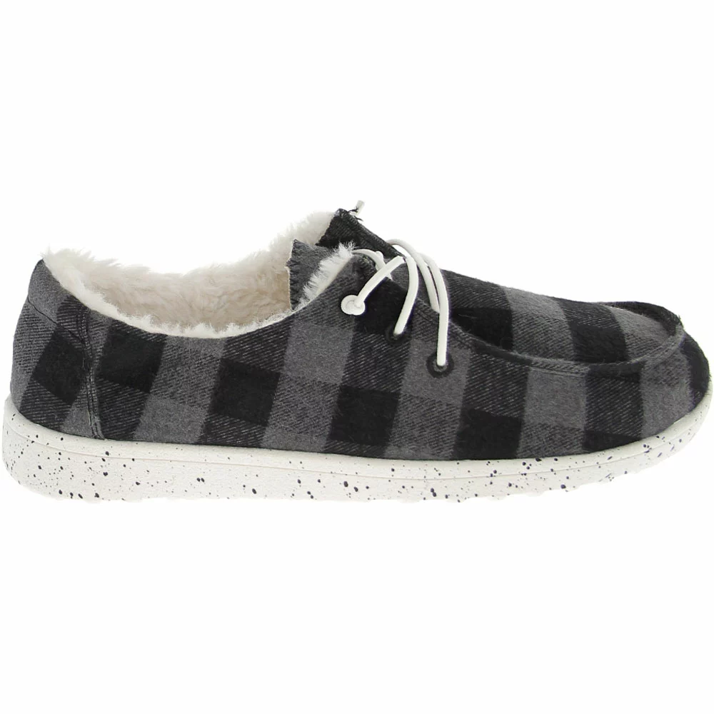 Madden Girl Yasmin Fresh Casual Shoes - Womens Black Grey