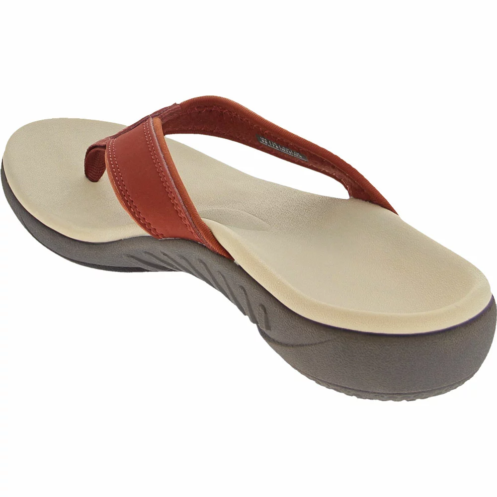 Spenco Insoles Spenco Yumi Nuevo Thong Flip Flops - Womens Red - Image 3