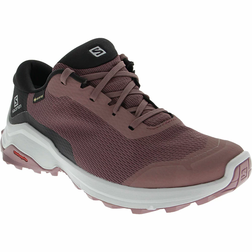 Salomon X Reveal Gtx Waterproof Hiking Shoes - Womens Flint Black Quail - Image 2