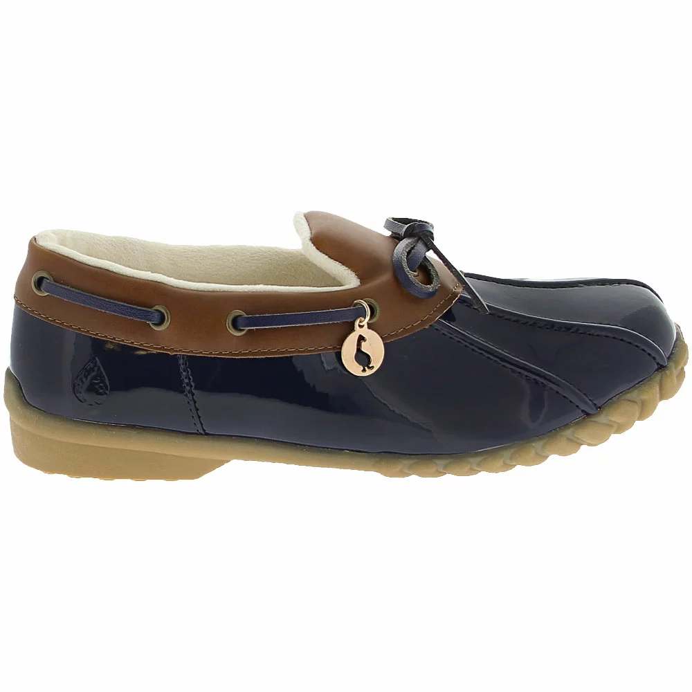 Sporto Patricia Rubber Boots - Womens Tan Navy