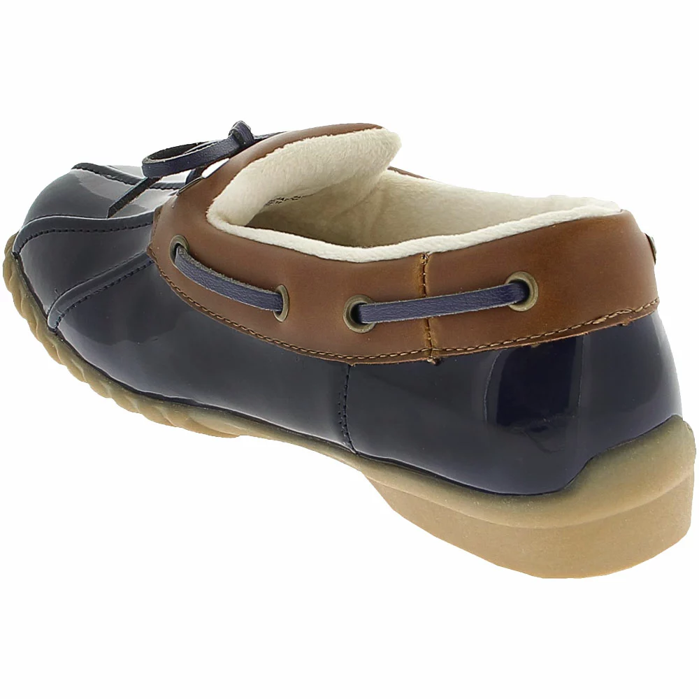 Sporto Patricia Rubber Boots - Womens Tan Navy - Image 3