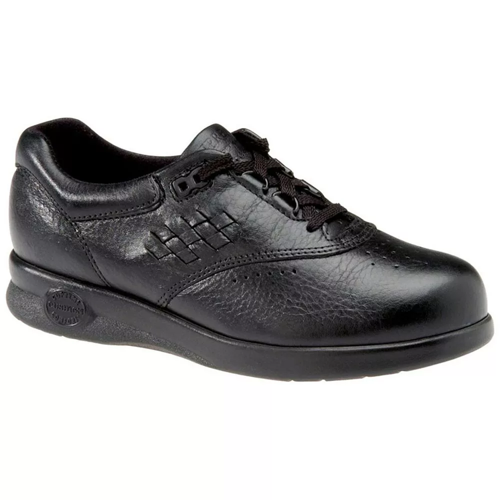 Softspots Marathon Oxford Casual Shoes - Womens Black - Image 2