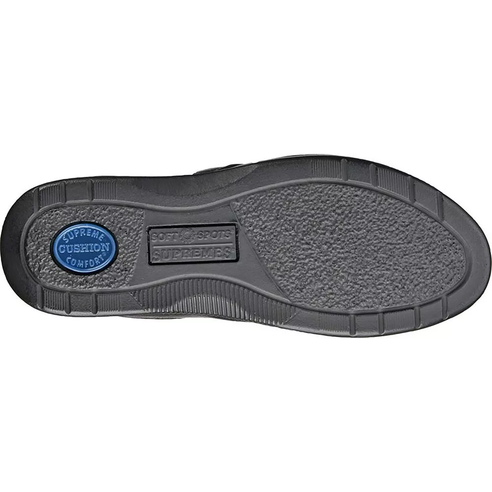 Softspots Marathon Oxford Casual Shoes - Womens Black - Image 4