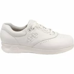 Softspots Marathon Oxford Casual Shoes - Womens White