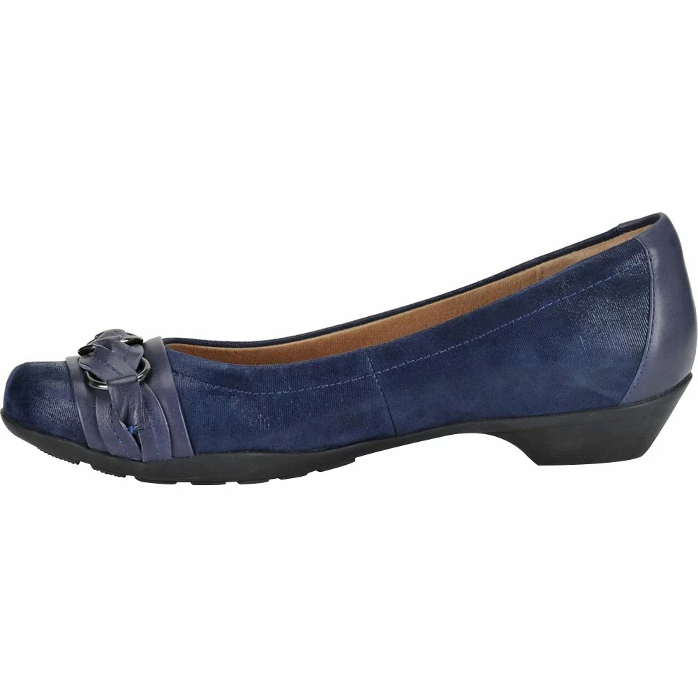 Softspots Posie Slip On Casual Shoes - Womens Peacoat Navy - Image 3