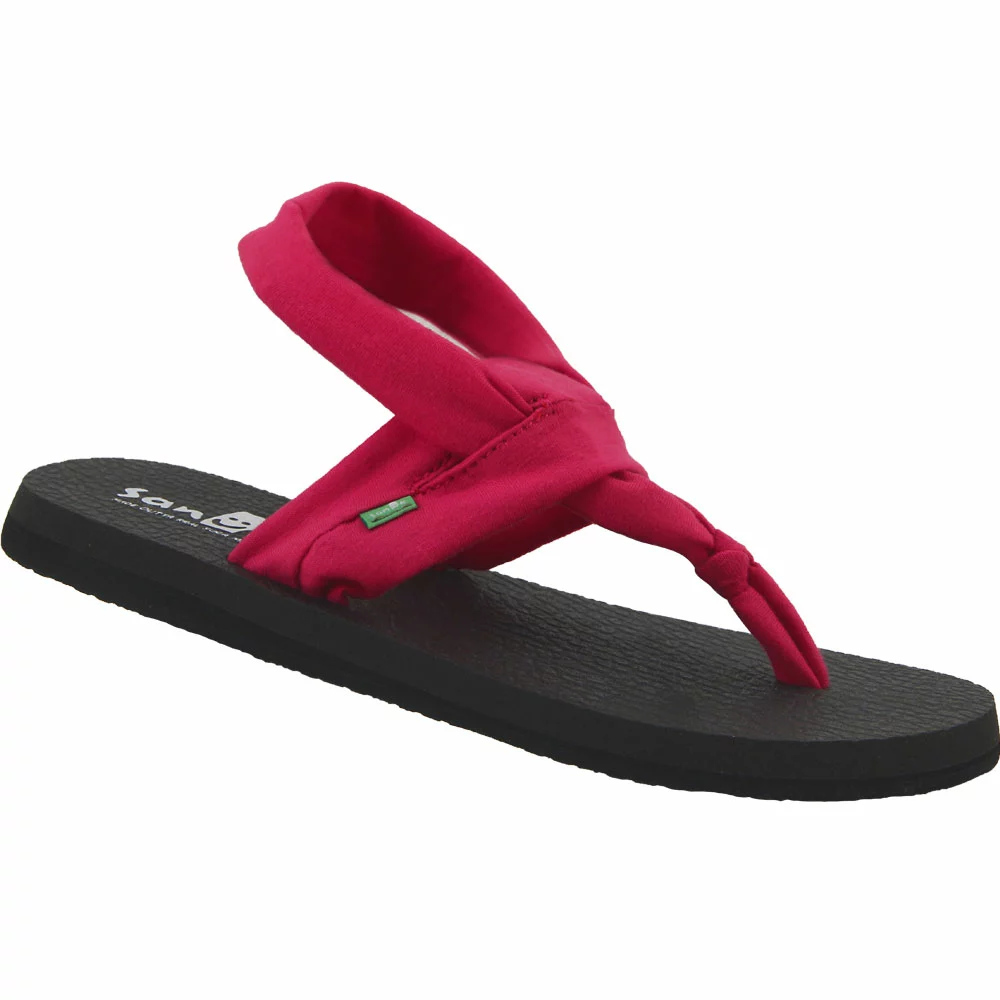 Sanuk Yoga Mat Strap Flip Flops - Womens Pink - Image 2