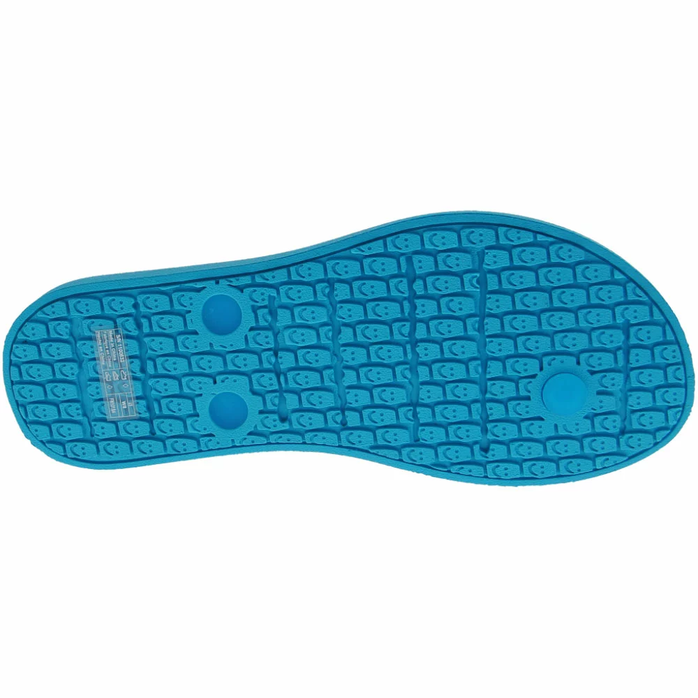 Sanuk Sidewalker Neon Flip Flops - Womens Neon Blue - Image 4