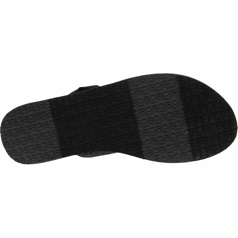 Sanuk Yoga Sling 2 Cheetah Flip Flops - Womens Black - Image 4