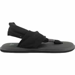 Sanuk Yoga Sling2 Flip Flops - Womens Black