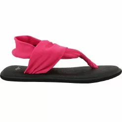 Sanuk Yoga Sling2 Flip Flops - Womens Magenta