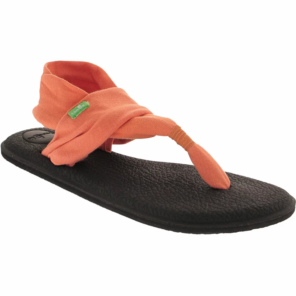 Sanuk Yoga Sling2 Flip Flops - Womens Orange - Image 2