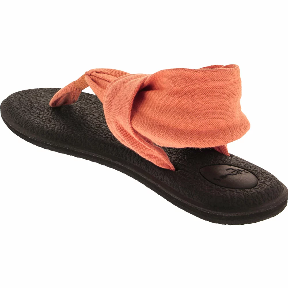 Sanuk Yoga Sling2 Flip Flops - Womens Orange - Image 3