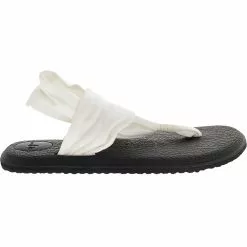 Sanuk Yoga Sling2 Flip Flops - Womens White