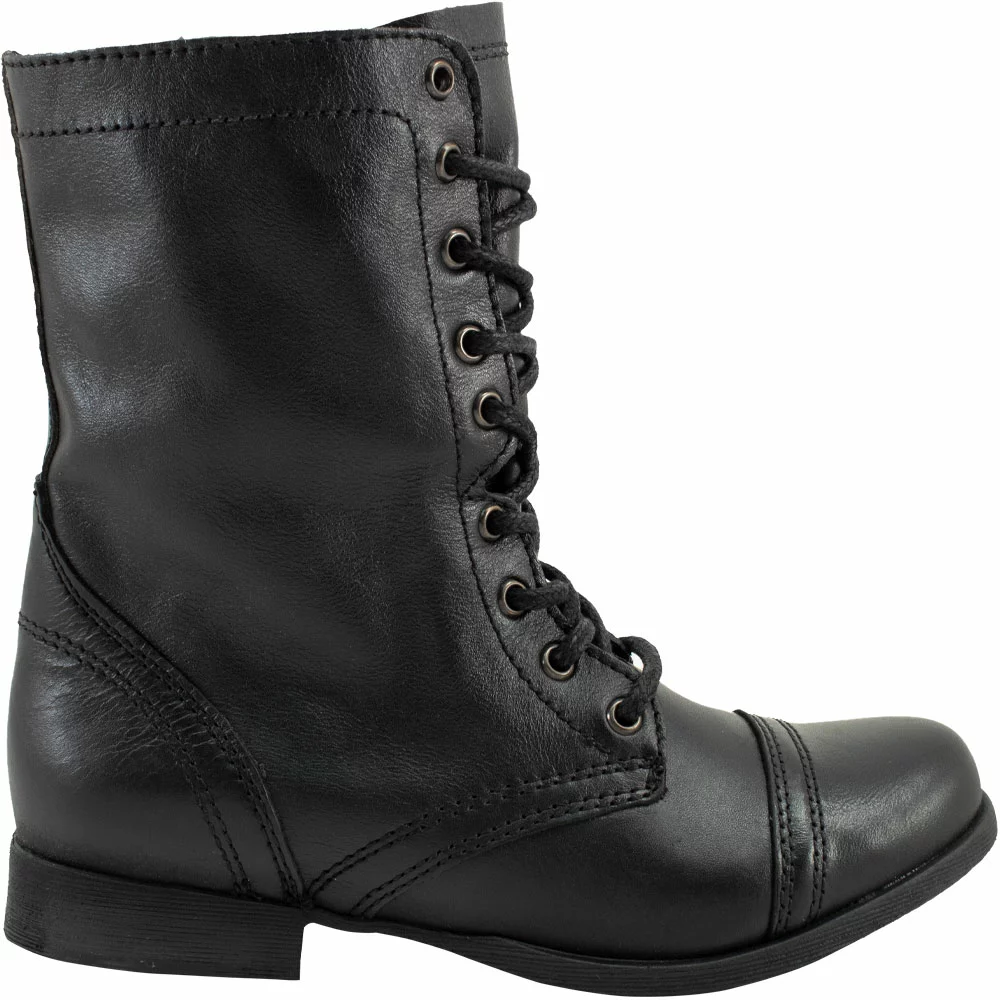 Steve Madden Troopa Military Dress Boots - Womens Black
