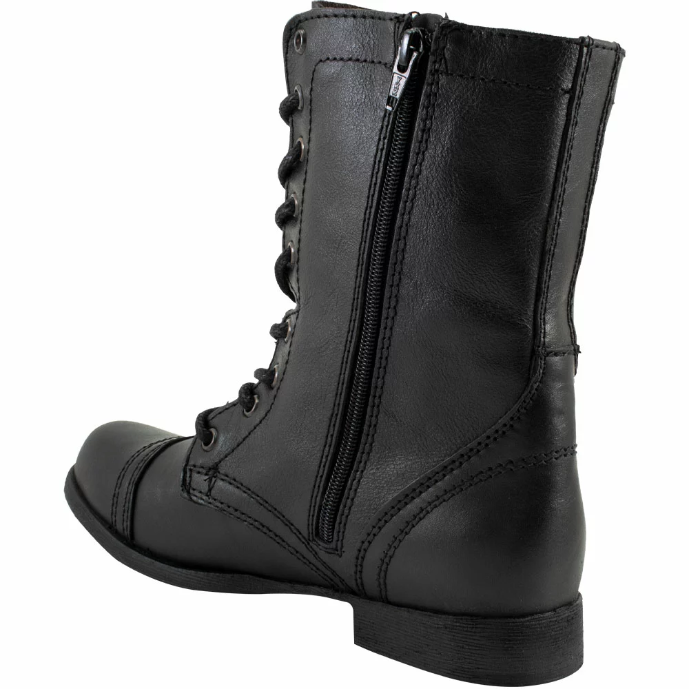 Steve Madden Troopa Military Dress Boots - Womens Black - Image 3