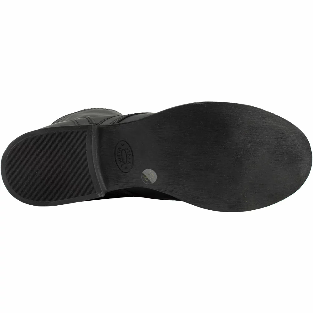 Steve Madden Troopa Military Dress Boots - Womens Black - Image 4