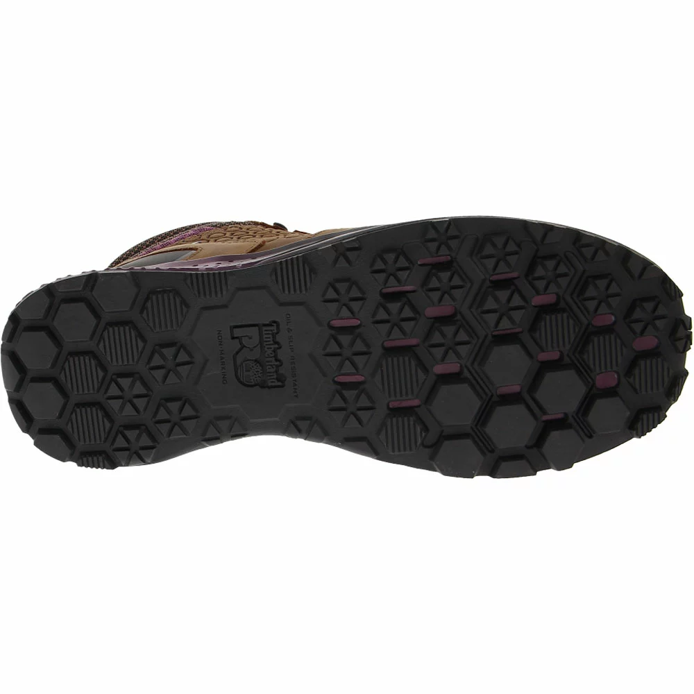 Timberland Pro Boots Timberland PRO Reaxion Mid Composite Toe Work Boots - Womens Brown - Image 4