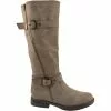 Two Lips Too Jordy Tall Dress Boots - Womens Taupe