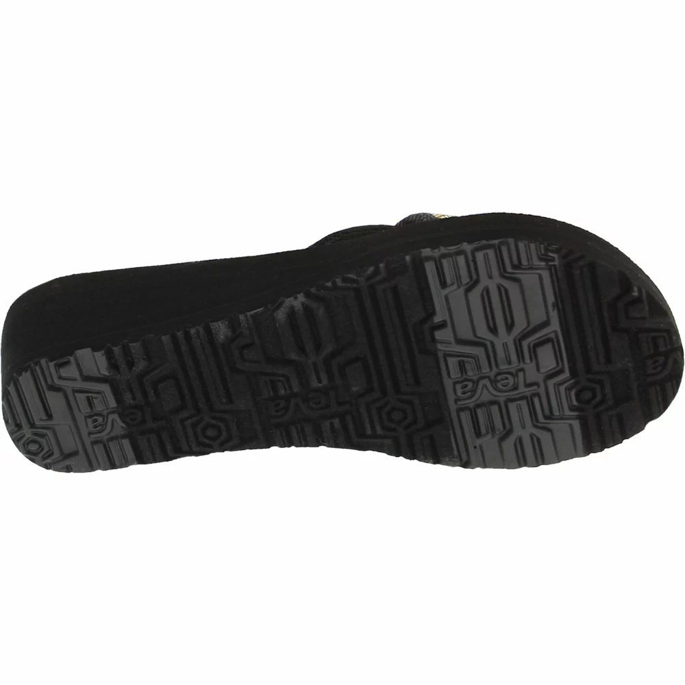 Teva Mush Mandalyn Wedge Ola 2 Sandals - Womens Agave Black Metallic - Image 4
