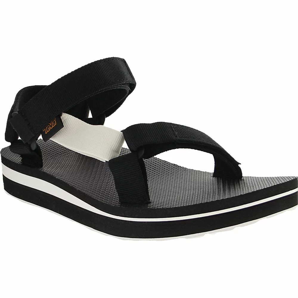 Teva Midform Universal Outdoor Sandals - Womens Black Black White - Image 2