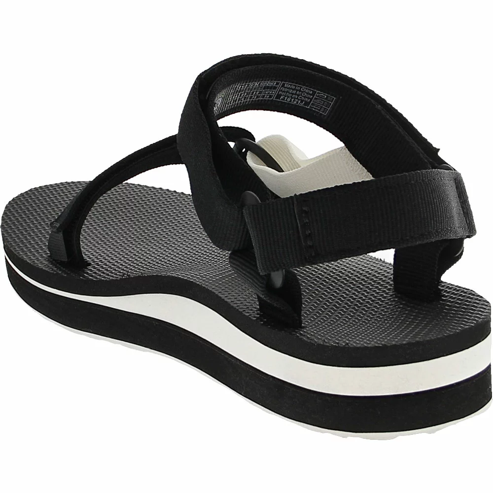 Teva Midform Universal Outdoor Sandals - Womens Black Black White - Image 3