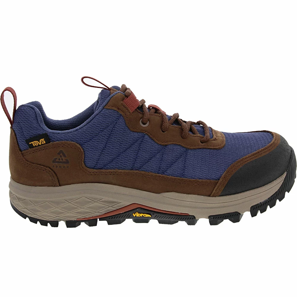 Teva Ridgeview Low Waterproof Hiking Shoes - Womens Blue