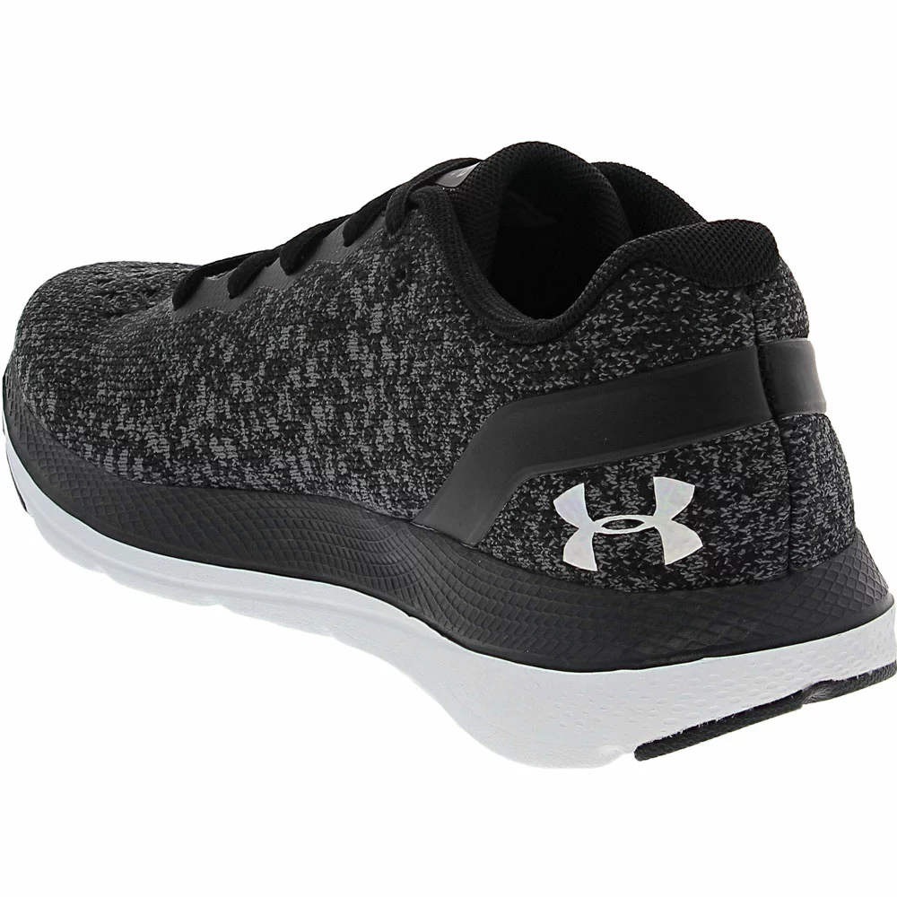 Under Armour Charged Impulse Knit Running Shoes - Womens Black - Image 3