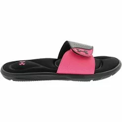 Under Armour Ignite 9 Sl Slide Sandals - Womens Black White