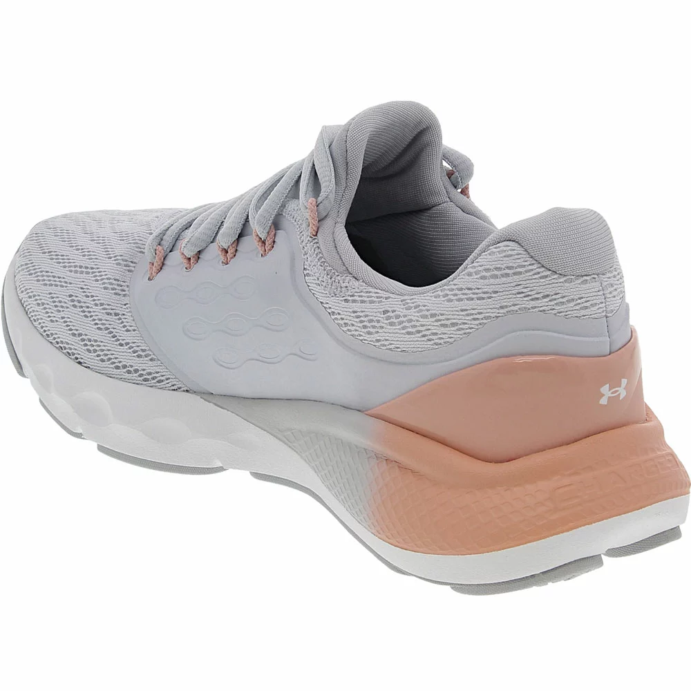 Under Armour Charged Vantage Running Shoes - Womens White Grey Mauve - Image 3