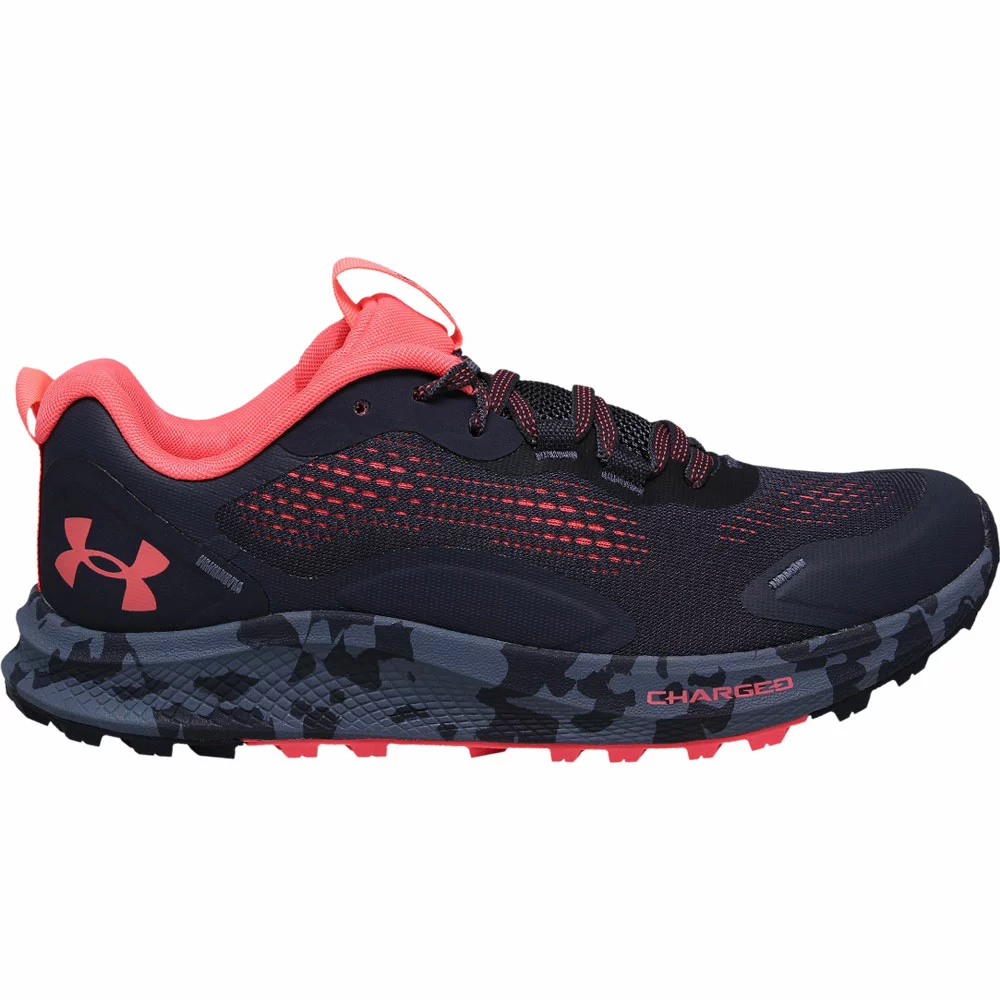 Under Armour Charged Bandit TR 2 Trail Running Shoes - Womens Grey Red