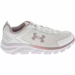 Under Armour Charged Assert 9 Running Shoes - Womens White Mauve Pink