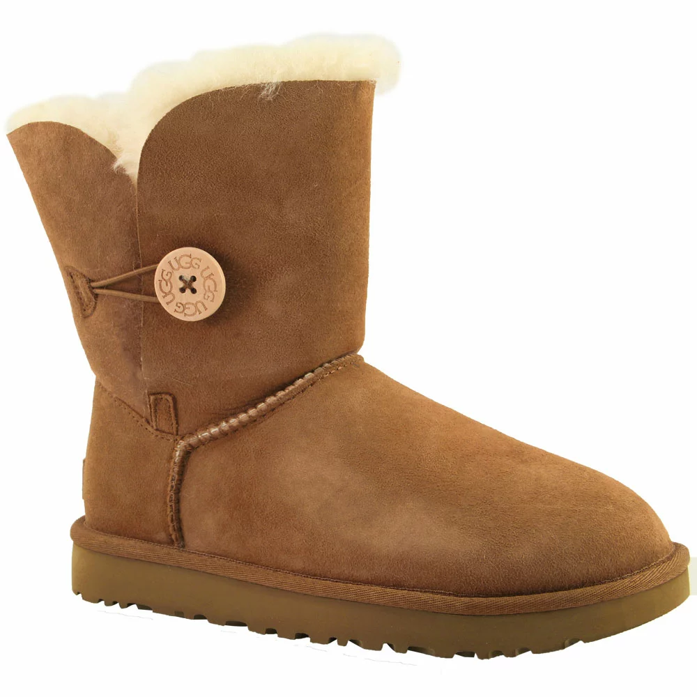 UGG Boots UGG Bailey Button 2 Winter Boots - Womens Chestnut - Image 2
