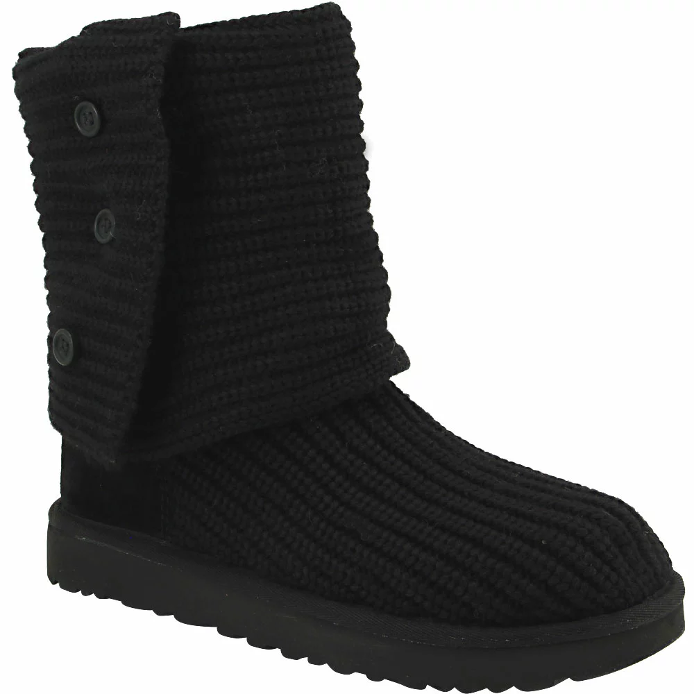 UGG Boots UGG Classic Cardy 2 Winter Boots - Womens Black - Image 2