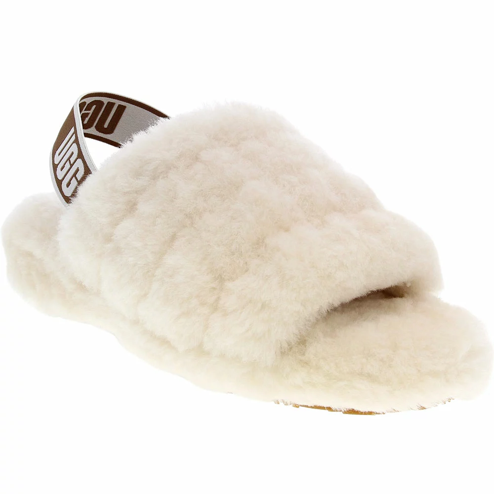 UGG Boots UGG Fluff Yeah Slide Slippers - Womens Natural - Image 2