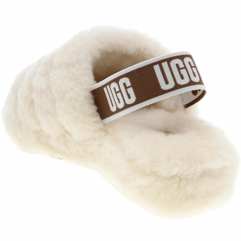 UGG Boots UGG Fluff Yeah Slide Slippers - Womens Natural - Image 3